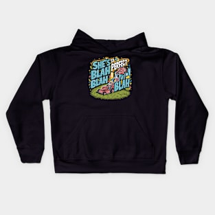 She's so perfect blah blah blah Kids Hoodie